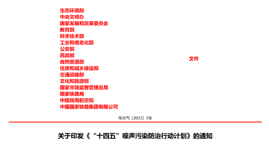 16部門聯(lián)合整治噪聲污染，85%達標率，防噪迎來新節(jié)點